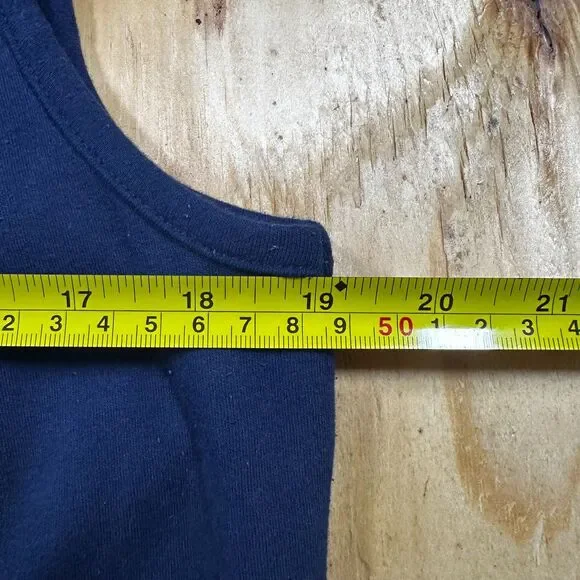 Alfred Dunner Navy Blue Quilted Zip-Up Vest - Size 10 - Picture 3 of 6